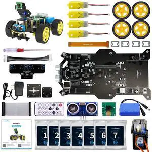 Raspberry Pi5 AI Vision Robot | Developer Camera Recognition Robot Kit for Mechanical Engineers/Program Education Raspberry Pi5 AI Vision Robot | Developer Camera Recognition Robot Kit for Mechanical Engineers/Program Education