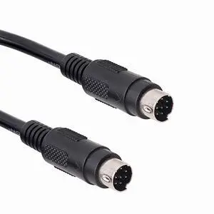 Mini DIN 8 Pin Male to Male Extension Cable, MD8 Straight Connector Adapter Cord for Audio, Video, Industrial Equipment, Keyboard, GPS, (118''/3mtr/10ft) Mini DIN 8 Pin Male to Male Extension Cable, MD8 Straight Connector Adapter Cord for Audio, Video, Industrial Equipment, Keyboard, GPS, (118''/3mtr/10ft)