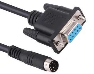 for PLC Micrologix Cable,DB9 COM Port Interface Compatible PLC Micrologix 1000 1200 1400 Series with 1761-CBL-PM02 Cable 8 Pin Round Aapater for PLC Micrologix Cable,DB9 COM Port Interface Compatible PLC Micrologix 1000 1200 1400 Series with 1761-CBL-PM02 Cable 8 Pin Round Aapater