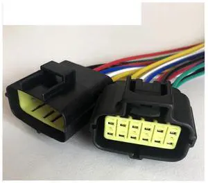 Dj70216y-1.8mm automobile sensor tail wire plug 6p electrical harness waterproof connector rubber seal 8 hole wire length 15cm(12p strip line,5sets) Dj70216y-1.8mm automobile sensor tail wire plug 6p electrical harness waterproof connector rubber seal 8 hole wire length 15cm(12p strip line,5sets)