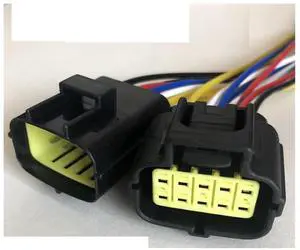Dj70216y-1.8mm automobile sensor tail wire plug 6p electrical harness waterproof connector rubber seal 8 hole wire length 15cm(10p strip line,5sets) Dj70216y-1.8mm automobile sensor tail wire plug 6p electrical harness waterproof connector rubber seal 8 hole wire length 15cm(10p strip line,5sets)