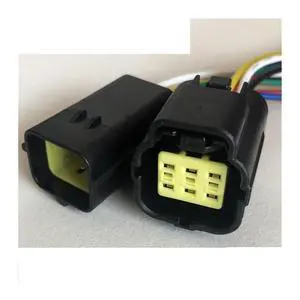 Dj70216y-1.8mm automobile sensor tail wire plug 6p electrical harness waterproof connector rubber seal 8 hole wire length 15cm(6p strip line,1sets) Dj70216y-1.8mm automobile sensor tail wire plug 6p electrical harness waterproof connector rubber seal 8 hole wire length 15cm(6p strip line,1sets)