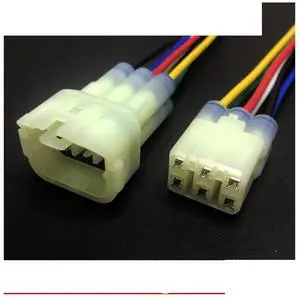 7025f-2.2 motorcycle sensor harness plug 3P automobile waterproof connector 4P male and female pair wiring length 15cm(6p strip line,1sets) 7025f-2.2 motorcycle sensor harness plug 3P automobile waterproof connector 4P male and female pair wiring length 15cm(6p strip line,1sets)