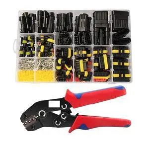 662/708/1004pcs HID Waterproof Connectors 1/2/3/4 Pin 26 Sets Car Electrical Wire Plug Truck Harness 300V 12A Fast Delivery(708pcs and pliers) 662/708/1004pcs HID Waterproof Connectors 1/2/3/4 Pin 26 Sets Car Electrical Wire Plug Truck Harness 300V 12A Fast Delivery(708pcs and pliers)