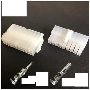 5557/5559 automobile harness connector 4.2mm6/8/10/12-24 pin computer power cable male and female terminal double row Plug Kit(18p,10sets) 5557/5559 automobile harness connector 4.2mm6/8/10/12-24 pin computer power cable male and female terminal double row Plug Kit(18p,10sets)