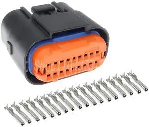 1 set 18-pin MX23A18SF1 MX23A18NF1 MX23A18XF1 Automotive ECU Cable Socket Waterproof Cable Connector(1 Set female) 1 set 18-pin MX23A18SF1 MX23A18NF1 MX23A18XF1 Automotive ECU Cable Socket Waterproof Cable Connector(1 Set female)
