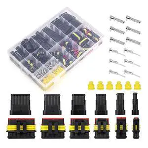 70 8pcs 1-6 Pins Hidden Waterproof Connectors 43 Sets Car Marine Seal Electrical Wire Connector Plug Truck Harness 30 0V 12A Kit(1004pcs) 70 8pcs 1-6 Pins Hidden Waterproof Connectors 43 Sets Car Marine Seal Electrical Wire Connector Plug Truck Harness 30 0V 12A Kit(1004pcs)