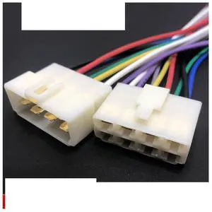 6.3mm 2/3 / 4/6 / 8/9-pin motorcycle harness connector automobile wire male and female plug socket kit wire length 15cm(8p strip line,1sets) 6.3mm 2/3 / 4/6 / 8/9-pin motorcycle harness connector automobile wire male and female plug socket kit wire length 15cm(8p strip line,1sets)