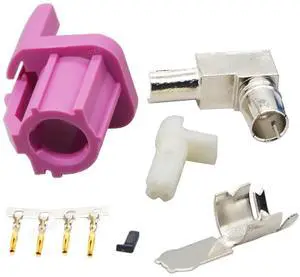 1PCS 4 Pin Code A/B/C/D/G/H/J/K/Z HSD LVDS Connector Right Angle Female Jack Crimp Assembly for Dacar 535 4 Core Coaxial Cable (Color : HSD Code H F90) 1PCS 4 Pin Code A/B/C/D/G/H/J/K/Z HSD LVDS Connector Right Angle Female Jack Crimp Assembly for Dacar 535 4 Core Coaxial Cable (Color : HSD Code H F90)