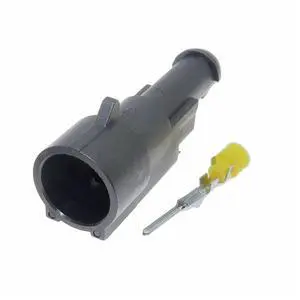 1 set 1 pin 282079-1 282103-1 Automotive oil sensor cable HID cable waterproof connector connector(1 Set male) 1 set 1 pin 282079-1 282103-1 Automotive oil sensor cable HID cable waterproof connector connector(1 Set male)