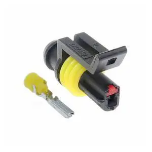 1 set 1 pin 282079-1 282103-1 Automotive oil sensor cable HID cable waterproof connector connector(1 Set female) 1 set 1 pin 282079-1 282103-1 Automotive oil sensor cable HID cable waterproof connector connector(1 Set female)