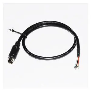 MD6 6PIN MD8 8PIN MINI DIN Male Connector Serial Adapter Breakout Programming Cable for CNC PLC Inverter SERVO Driver HMI Sensor(1.8m,MD6 Male) MD6 6PIN MD8 8PIN MINI DIN Male Connector Serial Adapter Breakout Programming Cable for CNC PLC Inverter SERVO Driver HMI Sensor(1.8m,MD6 Male)