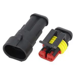 2-5sets Kit 2 Pin 1/2/3/4/5/6 Pins Way AMP Super seal Waterproof Electrical Wire Connectors Plug Compatible With car waterproof connector(2Pins,5Pcs) 2-5sets Kit 2 Pin 1/2/3/4/5/6 Pins Way AMP Super seal Waterproof Electrical Wire Connectors Plug Compatible With car waterproof connector(2Pins,5Pcs)