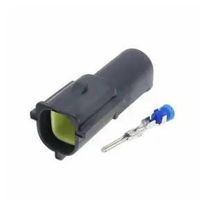 1 set 1 pin 174877-2 174879-2 Automotive AMP male and female plug waterproof wire connector sensor connector(1 Set male) 1 set 1 pin 174877-2 174879-2 Automotive AMP male and female plug waterproof wire connector sensor connector(1 Set male)