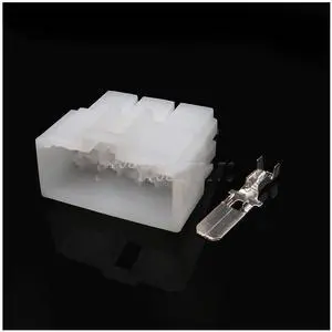 1 set of 6-pin 6070-6481 6070-6471 automotive wiring white connector automotive male and female ribbon terminal connectors(1 Set male) 1 set of 6-pin 6070-6481 6070-6471 automotive wiring white connector automotive male and female ribbon terminal connectors(1 Set male)