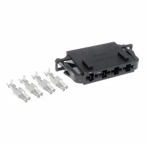1 set 4-pin 1J097275 4 Automotive Blower Resistor Plug Connector A4 A6 Q5 1J0 972 754 Terminal Connector(1 Set female) 1 set 4-pin 1J097275 4 Automotive Blower Resistor Plug Connector A4 A6 Q5 1J0 972 754 Terminal Connector(1 Set female)