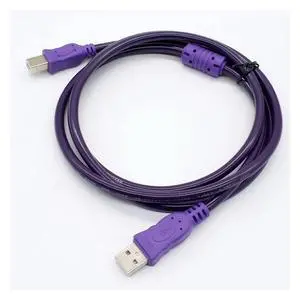 USB 2.0 Printer Cable Type A Male to Type B Male Dual Shielding High Speed Transparent Purple 1.5/3/5/10M (Size : 3m) USB 2.0 Printer Cable Type A Male to Type B Male Dual Shielding High Speed Transparent Purple 1.5/3/5/10M (Size : 3m)