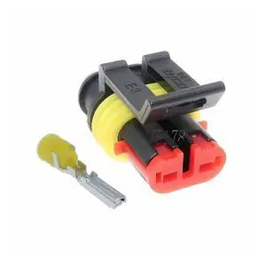 1 set 2 pins 282080-1 282104-1 Automotive Wiring Harness Waterproof Male and Female Docking Automotive Wiring Connector(1 Set female) 1 set 2 pins 282080-1 282104-1 Automotive Wiring Harness Waterproof Male and Female Docking Automotive Wiring Connector(1 Set female)