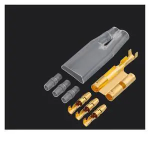 10/30/50Sets One Female And Two Male 4.0 Bullet Terminal Electrical Wire Connector Diameter Male Female 1:2 Transparent Sheath(3 pin,10 Pcs) 10/30/50Sets One Female And Two Male 4.0 Bullet Terminal Electrical Wire Connector Diameter Male Female 1:2 Transparent Sheath(3 pin,10 Pcs)