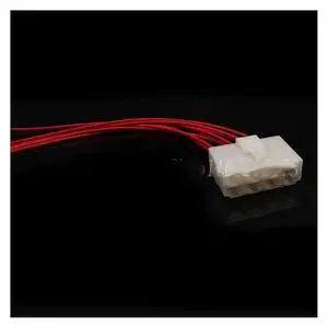 1 set of 8-pin 6.3 series cable plugs for motor vehicles with plastic housing for plug and socket(Female 20cm wires) 1 set of 8-pin 6.3 series cable plugs for motor vehicles with plastic housing for plug and socket(Female 20cm wires)