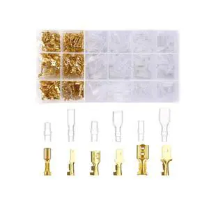 150/480/600Pcs Insulated Male Female Wire Connector 2.8/4.8/6.3mm Electrical Wire Crimp Terminals Spade Connectors Assorted Kit(600PCs) 150/480/600Pcs Insulated Male Female Wire Connector 2.8/4.8/6.3mm Electrical Wire Crimp Terminals Spade Connectors Assorted Kit(600PCs)