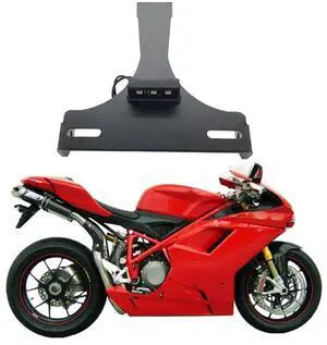 L Fender Eliminator License Plate Holder Bracket Compatible with Ducati 848 1098 1198 1098R 1098S 2008-2011 L Fender Eliminator License Plate Holder Bracket Compatible with Ducati 848 1098 1198 1098R 1098S 2008-2011