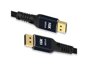 DisplayPort 2.0 Ultra HD 16K 10K 8K 4K HBR3 16K(15360x8640)@60Hz 10K/8K@60Hz 4K@165Hz High Speed 80Gbps HDCP 3D Slim and Flexible DP to DP Cable 3meter 9.9ft DisplayPort 2.0 Ultra HD 16K 10K 8K 4K HBR3 16K(15360x8640)@60Hz 10K/8K@60Hz 4K@165Hz High Speed 80Gbps HDCP 3D Slim and Flexible DP to DP Cable 3meter 9.9ft