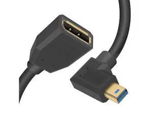 Displayport to Mini Displayport Extension Cable 1.4, 8k Mini DP to DP, Right Angle Mini Displayport Male to Displayport Female Extention Cable for Laptop PC TV Gaming Monitor. 1Ft/30cm Displayport to Mini Displayport Extension Cable 1.4, 8k Mini DP to DP, Right Angle Mini Displayport Male to Displayport Female Extention Cable for Laptop PC TV Gaming Monitor. 1Ft/30cm