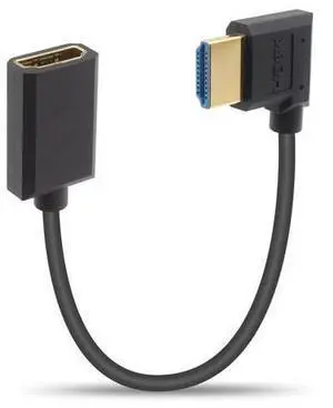 8K HDMI Extender Cable - 12inch/30cm, 48Gbps, Supports 8K@60Hz Video for PCs, Laptops, TV, Xbox, PS5, PS4 Right Angle 8K HDMI Extender Cable - 12inch/30cm, 48Gbps, Supports 8K@60Hz Video for PCs, Laptops, TV, Xbox, PS5, PS4 Right Angle