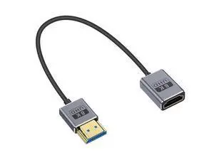 Coaxial 8K HDMI Extension Cable 1 Foot/30cm, Ultra Thin HDMI Male to Female Cord, Short HDMI Cable Ultra High Speed 48Gbps Bandwidths Support 8K@60Hz, 4K@240Hz for GH5S, PS5,PC Coaxial 8K HDMI Extension Cable 1 Foot/30cm, Ultra Thin HDMI Male to Female Cord, Short HDMI Cable Ultra High Speed 48Gbps Bandwidths Support 8K@60Hz, 4K@240Hz for GH5S, PS5,PC