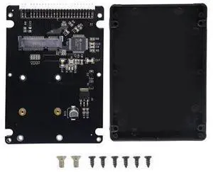 MSATA Mini PCI-E SSD to 2.5 Inch IDE 44Pin Enclosure Adapter, Black for Notebook LaptopDesktop Computer and More MSATA Mini PCI-E SSD to 2.5 Inch IDE 44Pin Enclosure Adapter, Black for Notebook LaptopDesktop Computer and More