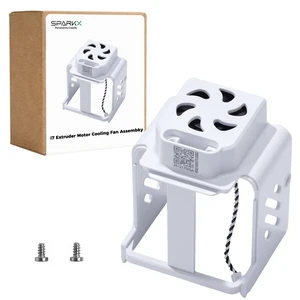 Creality Official SPARKX i7 Extruder Motor Cooling Fan Assembly, Original i7 3011 Blower Fan, Effective Heat Dissipation, Cooling for Extruder Stepper Motor, 3D Printer Cooling Replacement Accessory Creality Official SPARKX i7 Extruder Motor Cooling Fan Assembly, Original i7 3011 Blower Fan, Effective Heat Dissipation, Cooling for Extruder Stepper Motor, 3D Printer Cooling Replacement Accessory