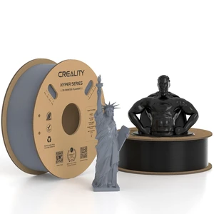 Official CREALITY Hyper PLA Filament 1.75mm Black & Grey 2KG, 30-600mm/s High Speed PLA Rapid 3D Printer Filament, 2 Pack 1kg Spool(2.2lbs), Dimensional Accuracy +/-0.02mm, Fit Most FDM 3D Printers Official CREALITY Hyper PLA Filament 1.75mm Black & Grey 2KG, 30-600mm/s High Speed PLA Rapid 3D Printer Filament, 2 Pack 1kg Spool(2.2lbs), Dimensional Accuracy +/-0.02mm, Fit Most FDM 3D Printers