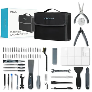 Creality 74 Pcs 3D Printer Tools Kit with Storage Bag, 3D Printer Accessories Tool Wrap Kit, Assembly/Removal/Finishing/Deburring/Filament Cutting/Nozzle Cleaning Tool for All FDM Printers Creality 74 Pcs 3D Printer Tools Kit with Storage Bag, 3D Printer Accessories Tool Wrap Kit, Assembly/Removal/Finishing/Deburring/Filament Cutting/Nozzle Cleaning Tool for All FDM Printers
