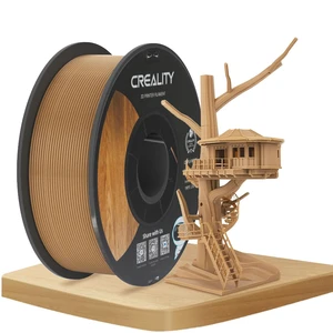 Official CREALITY Wood Filament PLA 1.75 mm, Wood 3D Printer Filament, More Than 30% Real Wood, Smooth Silk Texture, Toughness, 1kg(2.2lbs)/Spool 3D Printing Filament, for All FDM 3D Printers Official CREALITY Wood Filament PLA 1.75 mm, Wood 3D Printer Filament, More Than 30% Real Wood, Smooth Silk Texture, Toughness, 1kg(2.2lbs)/Spool 3D Printing Filament, for All FDM 3D Printers