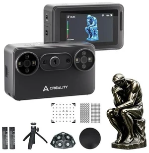 Creality Pika 3D Scanner, Portable 0.03mm Accuracy Wireless 3D Scanner, 7 Parallel Blue Laser+NIR Sources, Fast Scan Speed, Scans 5mm-2000mm Objects, AI Hole-Filling & Body Completion, 8-core CPU Creality Pika 3D Scanner, Portable 0.03mm Accuracy Wireless 3D Scanner, 7 Parallel Blue Laser+NIR Sources, Fast Scan Speed, Scans 5mm-2000mm Objects, AI Hole-Filling & Body Completion, 8-core CPU