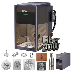 Creality Falcon T1 20W Fiber Laser Engraver, 10000mm/s Ultra Fast Laser Engraver and Cutter Machine for Metal,Wood,Jewelry,HD Smart Camera,Class 1 Certification, Auto Feed&Convey,AI Powered Simplicity Creality Falcon T1 20W Fiber Laser Engraver, 10000mm/s Ultra Fast Laser Engraver and Cutter Machine for Metal,Wood,Jewelry,HD Smart Camera,Class 1 Certification, Auto Feed&Convey,AI Powered Simplicity
