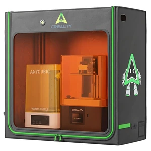 Creality Official Resin 3D Printer Enclosure with Fan Interface, 1000x500x1000mm Extra Large Space 3D Print Cover, Constant Temperature Dustproof Isolate Noise, Compatible with LCD Resin UV 3D Printer Creality Official Resin 3D Printer Enclosure with Fan Interface, 1000x500x1000mm Extra Large Space 3D Print Cover, Constant Temperature Dustproof Isolate Noise, Compatible with LCD Resin UV 3D Printer