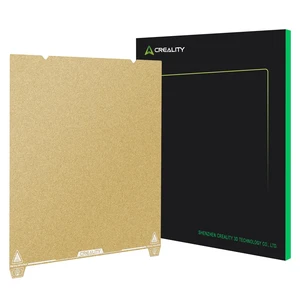 Creality Official Ender 3 V3 Plus Build Plate Gold Textured Surface 315x310mm PEI Sheet Flexible Removable Spring Bed Plate for K1 Max, Ender 3 V3 Plus(Without Magnetic Base) Creality Official Ender 3 V3 Plus Build Plate Gold Textured Surface 315x310mm PEI Sheet Flexible Removable Spring Bed Plate for K1 Max, Ender 3 V3 Plus(Without Magnetic Base)