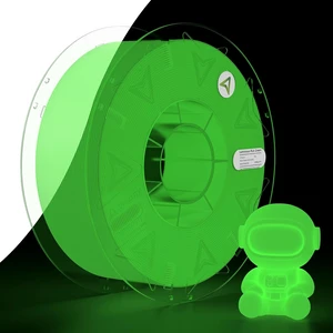 Creality Official Hyper PLA Filament 1.75mm, Glow in The Dark Filament, 3D Luminous PLA Printer Filament, RFID Filament, Best with UV Lamps, Fit Most FDM 3D Printers, 1kg Spool (2.2 lbs) Green Creality Official Hyper PLA Filament 1.75mm, Glow in The Dark Filament, 3D Luminous PLA Printer Filament, RFID Filament, Best with UV Lamps, Fit Most FDM 3D Printers, 1kg Spool (2.2 lbs) Green