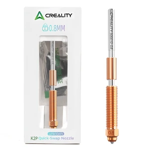 Creality Official K2 Plus Nozzle, 0.8mm 1 PCS Quick-Swap 3D Printer Nozzle Copper Alloy and Hardened Steel Nozzle for 3D Printer K2 Plus, K2, K2 Pro, Creality Hi Creality Official K2 Plus Nozzle, 0.8mm 1 PCS Quick-Swap 3D Printer Nozzle Copper Alloy and Hardened Steel Nozzle for 3D Printer K2 Plus, K2, K2 Pro, Creality Hi