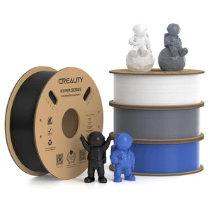 Creality Hyper PLA Filament 1.75mm, 30-600mm/s High Speed 3D Printer Filament, Dimensional Accuracy +/-0.02mm, Fit Most FDM 3D Printers, 4 Pack 1kg Spool(2.2lbs), Black & White & Grey & Blue Creality Hyper PLA Filament 1.75mm, 30-600mm/s High Speed 3D Printer Filament, Dimensional Accuracy +/-0.02mm, Fit Most FDM 3D Printers, 4 Pack 1kg Spool(2.2lbs), Black & White & Grey & Blue