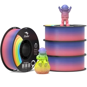 Creality 3D Printer Filament 1.75mm, Rainbow PLA+ Plus Pro Filament Toughness Upgraded, Dimensional Accuracy ±0.02mm, Fit Most 3D Printers, 4 Pack 1kg Spool(2.2lbs), Rainbow Creality 3D Printer Filament 1.75mm, Rainbow PLA+ Plus Pro Filament Toughness Upgraded, Dimensional Accuracy ±0.02mm, Fit Most 3D Printers, 4 Pack 1kg Spool(2.2lbs), Rainbow