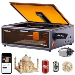 Creality Falcon A1 Pro 20W Laser Engraver with Air Assist, HD Smart Camera for Auto Focus, APP Control, Convenient Touch Screen, Class 1 Safety Enclosed Engraving Machine for Wood and Metal, Acrylic Creality Falcon A1 Pro 20W Laser Engraver with Air Assist, HD Smart Camera for Auto Focus, APP Control, Convenient Touch Screen, Class 1 Safety Enclosed Engraving Machine for Wood and Metal, Acrylic