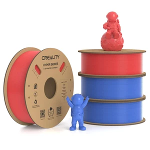 Creality Hyper PLA Filament 1.75mm, 30-600mm/s High Speed 3D Printer Filament, Dimensional Accuracy +/-0.02mm, Fit Most FDM 3D Printers, 4 Pack 1kg Spool(2.2lbs), Red & Blue Creality Hyper PLA Filament 1.75mm, 30-600mm/s High Speed 3D Printer Filament, Dimensional Accuracy +/-0.02mm, Fit Most FDM 3D Printers, 4 Pack 1kg Spool(2.2lbs), Red & Blue