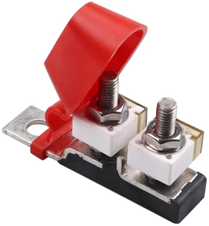 400A Battery Fuse Block, Double Studs - Max Voltage 58V for Car Marine Boat RV (2 Fuses & 1 Double Studs) 400A Battery Fuse Block, Double Studs - Max Voltage 58V for Car Marine Boat RV (2 Fuses & 1 Double Studs)