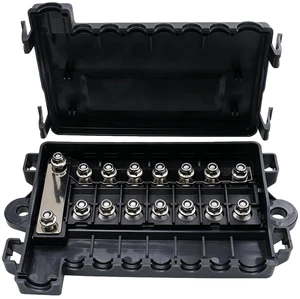 7-Way Fuse Block MIDI/ANSANM Fuse Box Fuse Holder for Automotive 7-Way Fuse Block MIDI/ANSANM Fuse Box Fuse Holder for Automotive