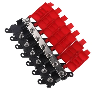 6 Way MIDI AMI Fuse Holder 1-in 6-Out Power Distribution Module 200A BDFS Fuse Block for MIDI Fuses, Bolt Fuses, RV, Automotive, Audio Applications 6 Way MIDI AMI Fuse Holder 1-in 6-Out Power Distribution Module 200A BDFS Fuse Block for MIDI Fuses, Bolt Fuses, RV, Automotive, Audio Applications