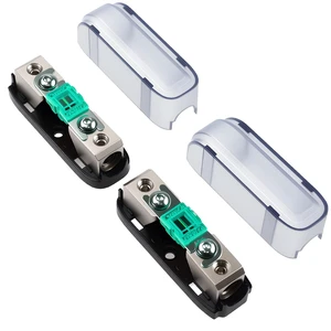 30Amp in-line Mini ANL Fuse Holder with Cover, 1 X 4/8 Gauge Input & Output Midi Fuse Holder for Automotive, Marine, RVs Audio Systems(Pack of 2) 30Amp in-line Mini ANL Fuse Holder with Cover, 1 X 4/8 Gauge Input & Output Midi Fuse Holder for Automotive, Marine, RVs Audio Systems(Pack of 2)