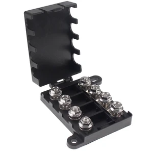 4 Way MIDI Fuse Block with Busbars Automotive Fuse Holder 4 Way MIDI Fuse Block with Busbars Automotive Fuse Holder